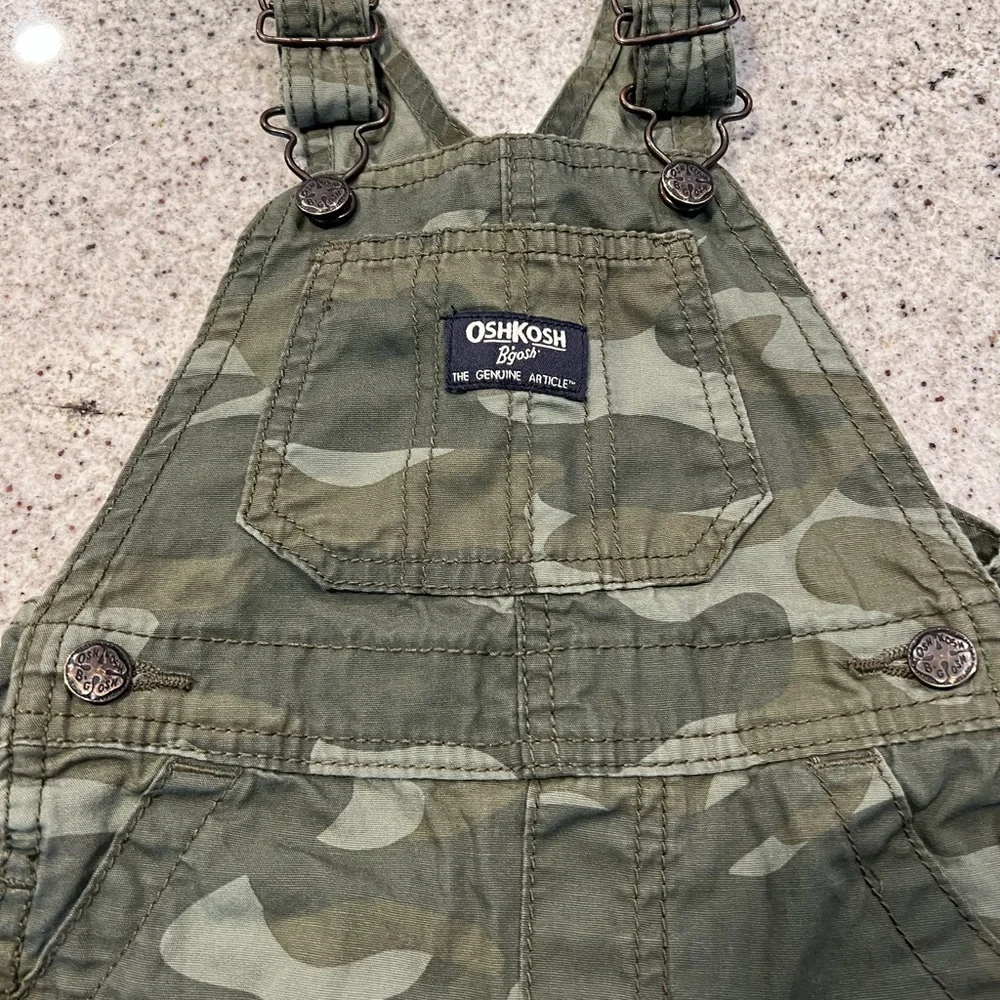 Osh Kosh Camo Overalls 12 months